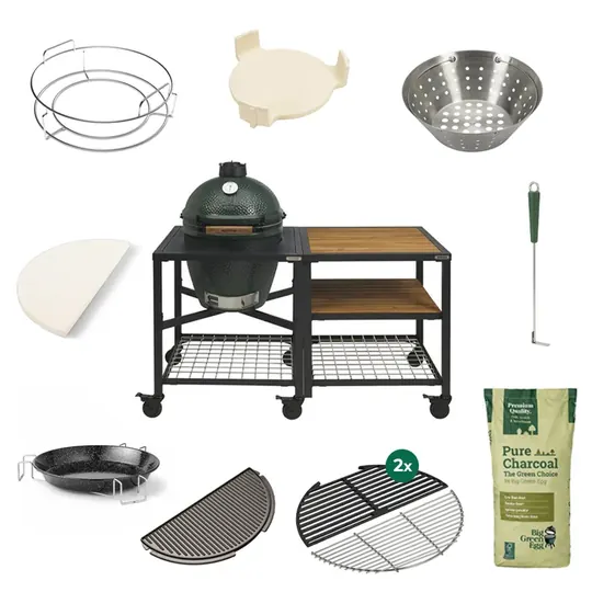 Big Green Egg Large — EGG Workspace Deluxe-set