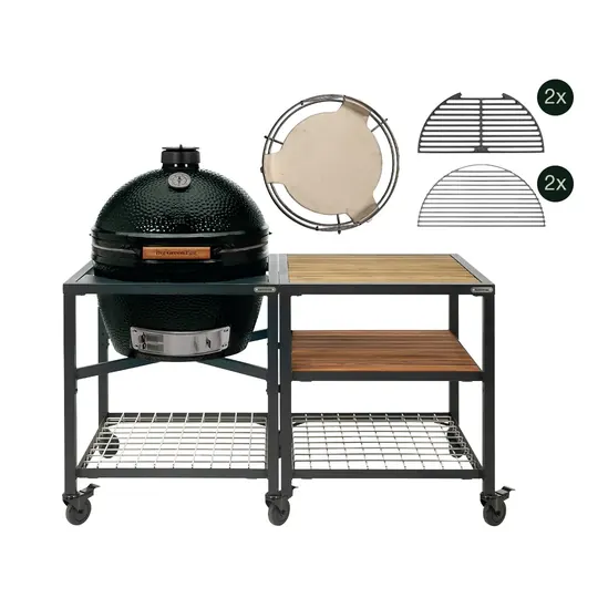 Big Green Egg Onyx XLarge — modulaire Outdoor Kitchen