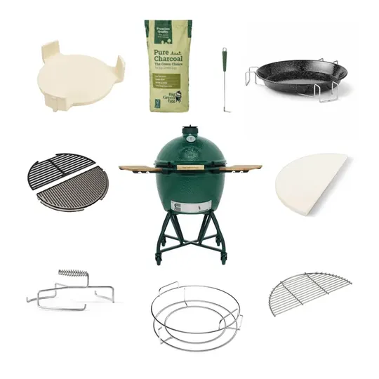 Big Green Egg XL + Nest Handler + EGG Mates — Deluxe