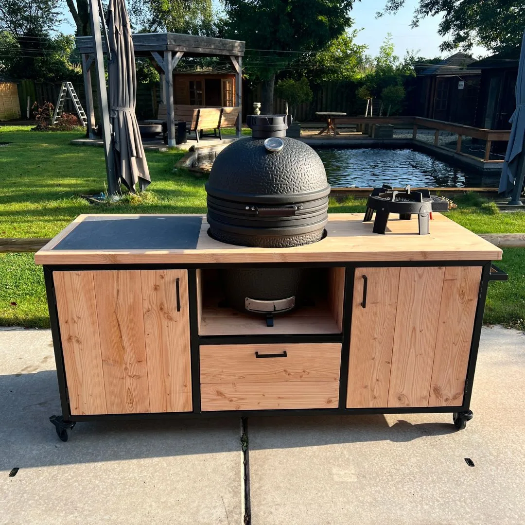 Industriële buitenkeuken Dez + wok + Bastard Urban Large miniatuur 2