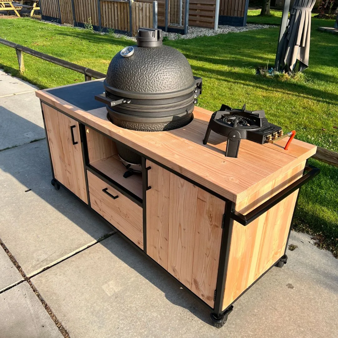 Industriële buitenkeuken Dez + wok + Bastard Urban Large miniatuur 3