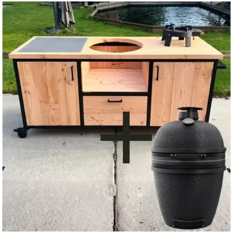 Industriële buitenkeuken Dez + wok + Bastard Core Large miniatuur 5