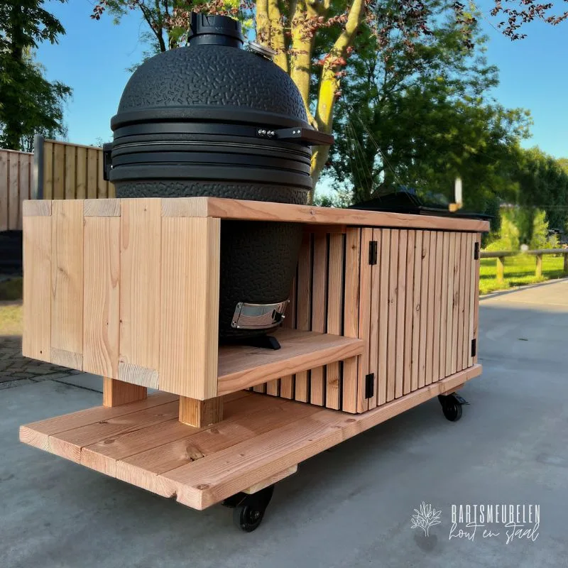 Douglas buitenkeuken IJssel latjes + Bastard Urban Large miniatuur 2