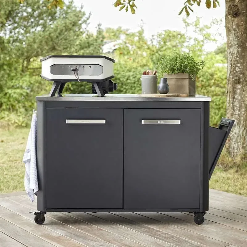 Cozze RVS buitenkeuken 120 cm — 2-deurs werkstation miniatuur 2