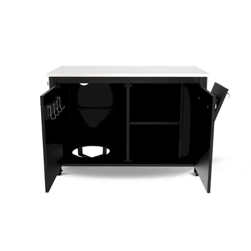 Cozze RVS buitenkeuken 120 cm — 2-deurs werkstation miniatuur 3