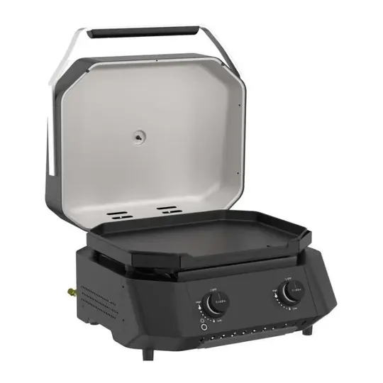 Cozze Plancha G-500 met deksel — 2 branders