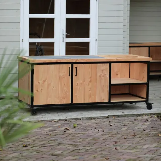 Douglas buitenkeuken Grebbe 205 cm — industrieel