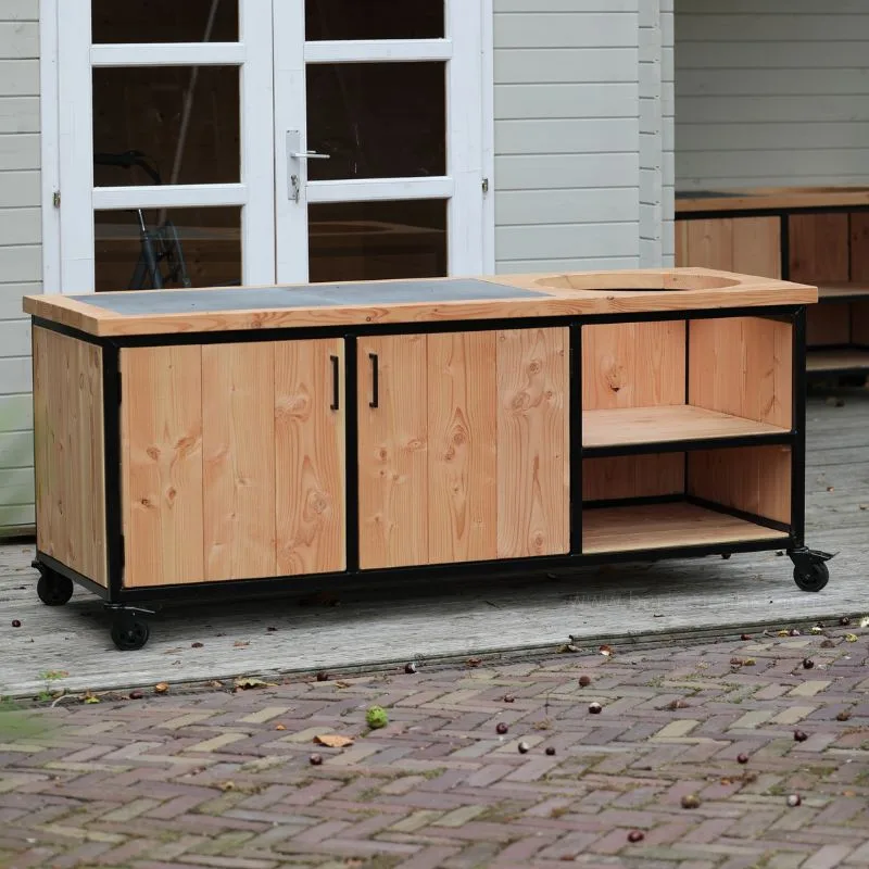 Douglas buitenkeuken Grebbe 205 cm — industrieel miniatuur 2
