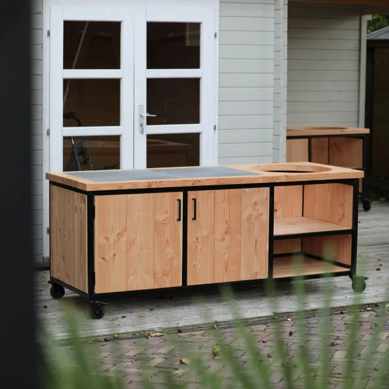 Douglas buitenkeuken Grebbe 205 cm — industrieel miniatuur 3