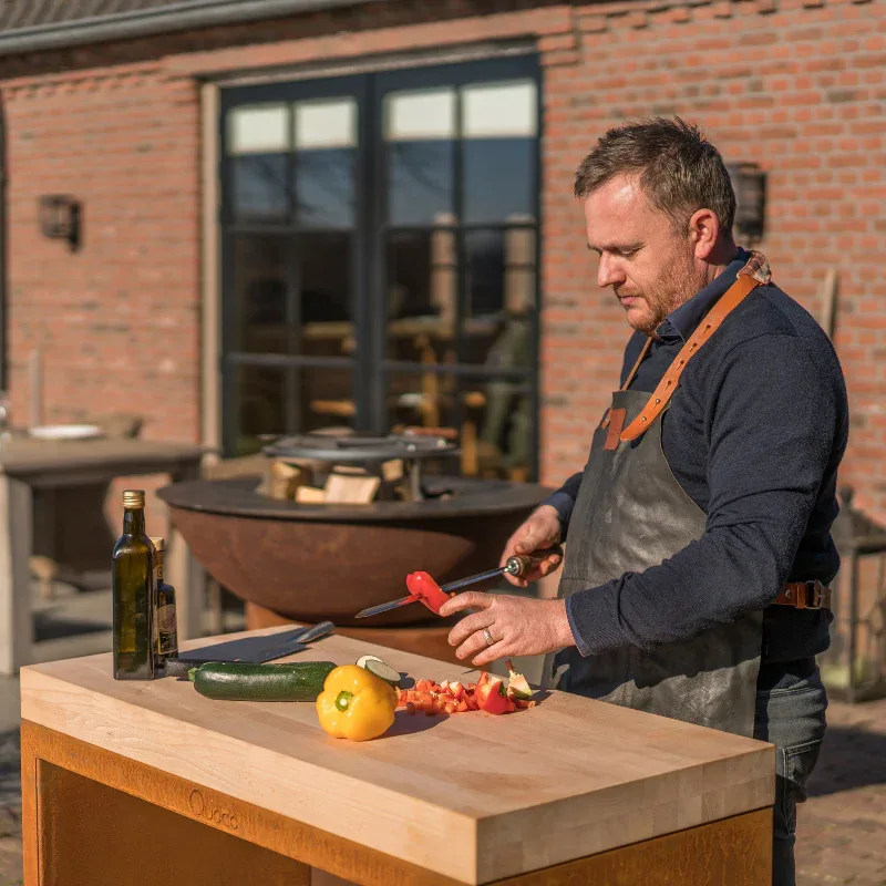 Quoco Tavolo werktafel — corten of antraciet miniatuur 5
