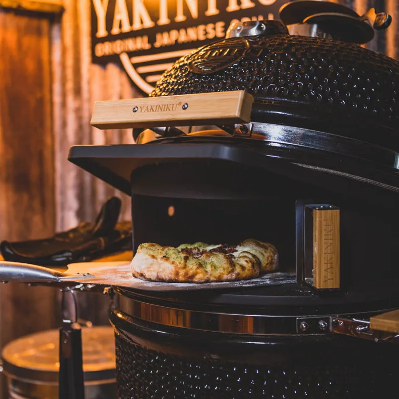 Yakiniku pizzaoven-opzet Large — voor kamado miniatuur 5